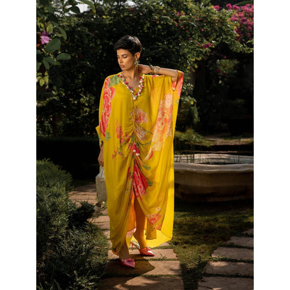 Paulmi & Harsh Refreshing Floral Kaftan (Set of 2)