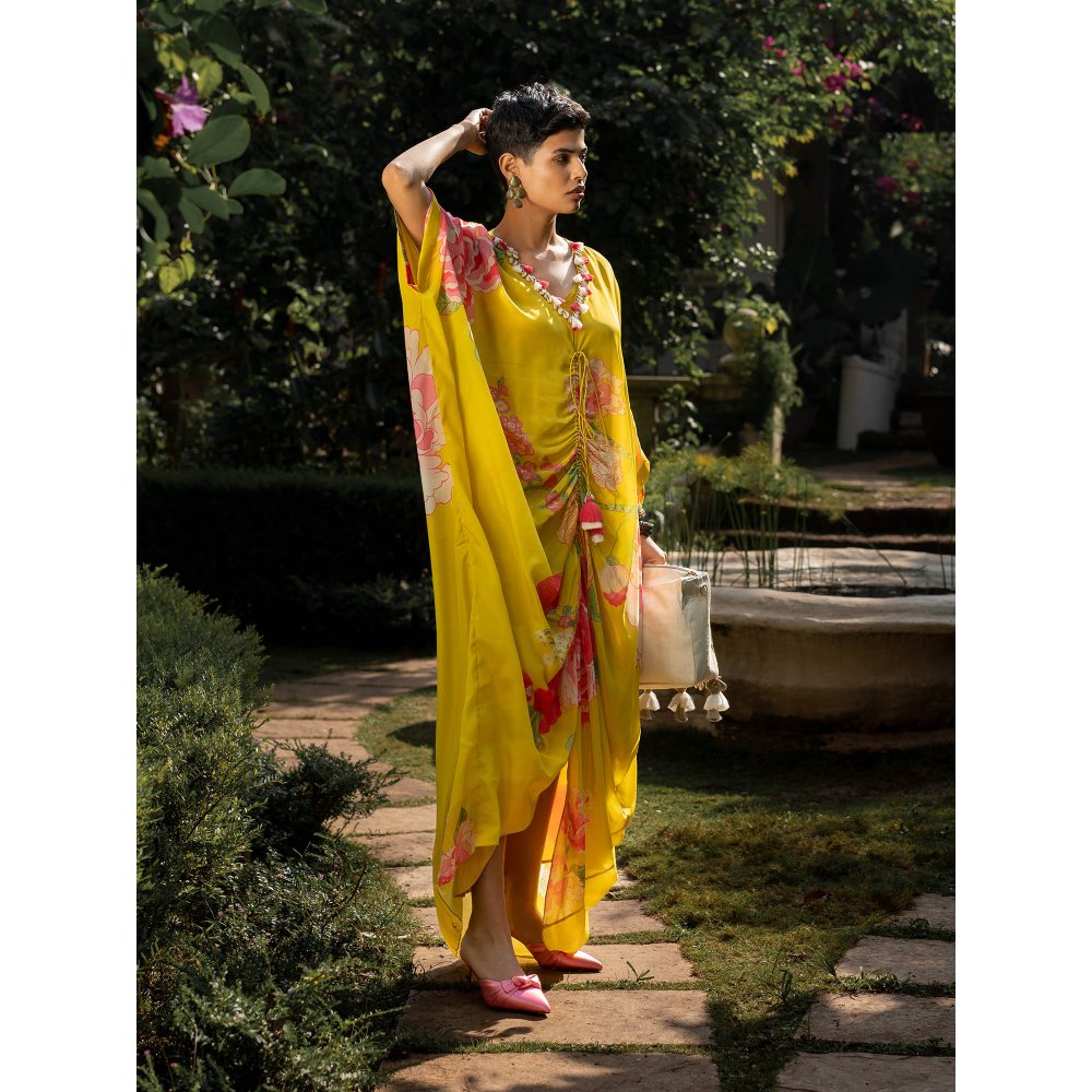 Paulmi & Harsh Refreshing Floral Kaftan (Set of 2)