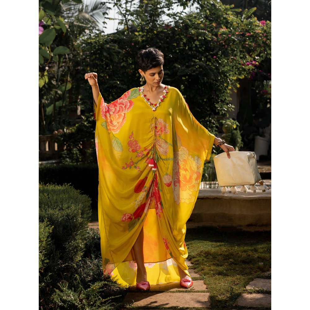 Paulmi & Harsh Refreshing Floral Kaftan (Set of 2)