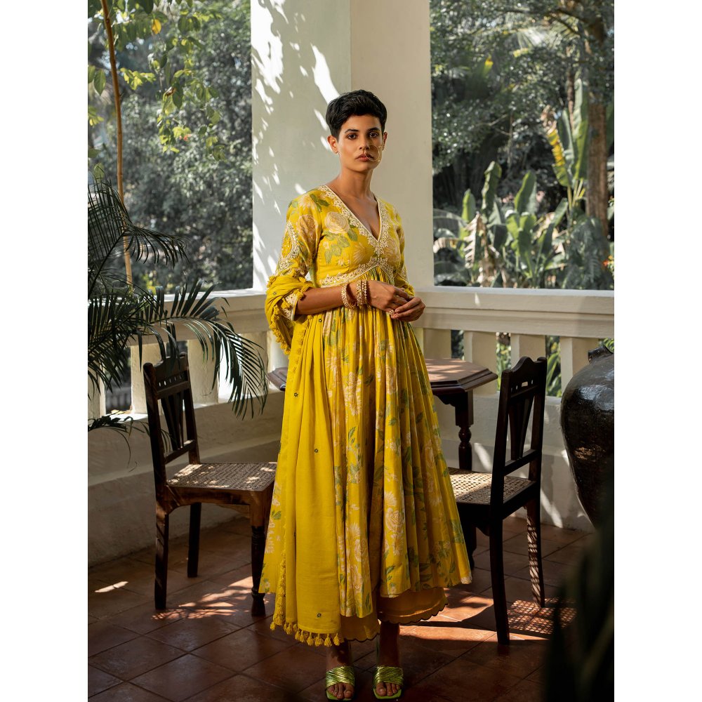 Paulmi & Harsh Garden Of Bloom Anarkali (Set of 3)