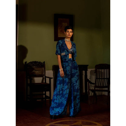 Paulmi & Harsh Bluebell Floral Jacket (Set of 3)