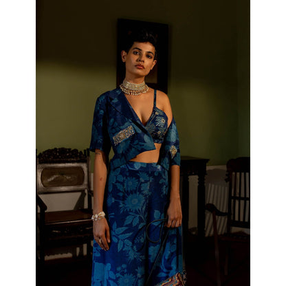 Paulmi & Harsh Bluebell Floral Jacket (Set of 3)