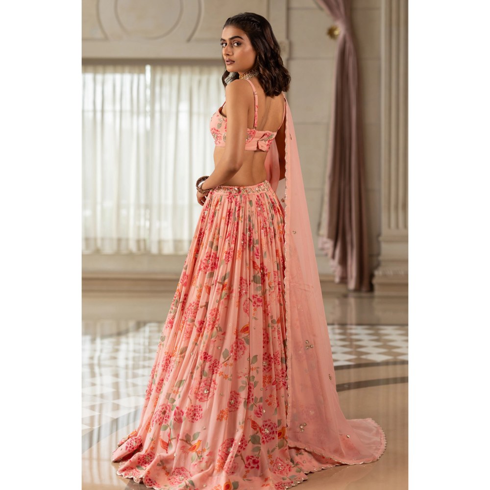 Paulmi & Harsh Chaya Pink Lehenga with Choli and Dupatta
