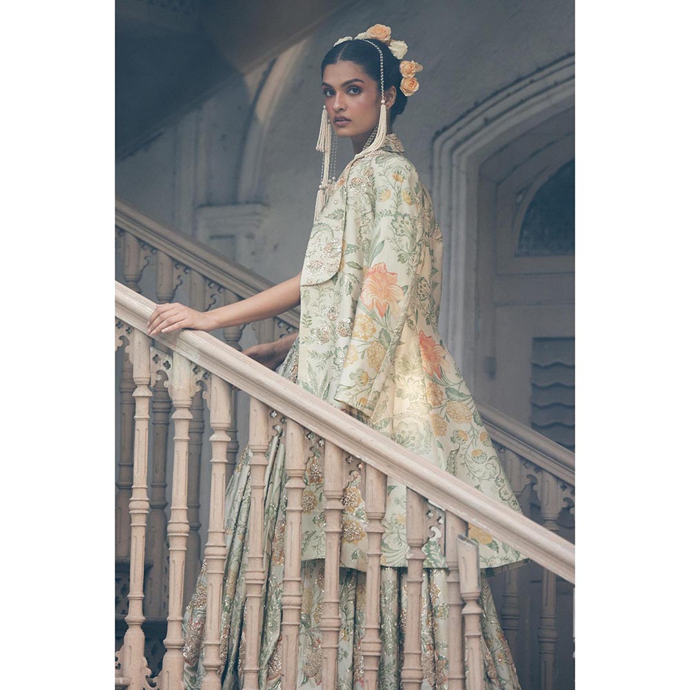 Paulmi & Harsh Ivory Kajal Aggarwal In The Elise Anarkali Dress