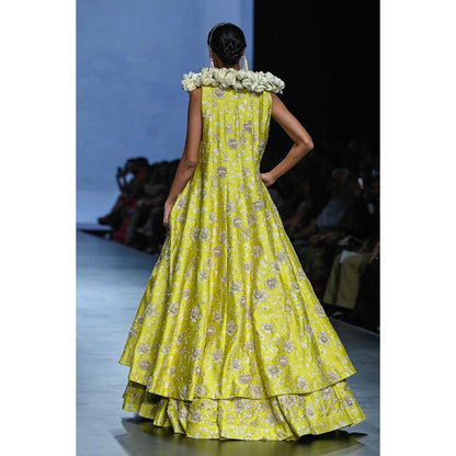 Paulmi & Harsh Esther Yellow Lehenga with Blouse