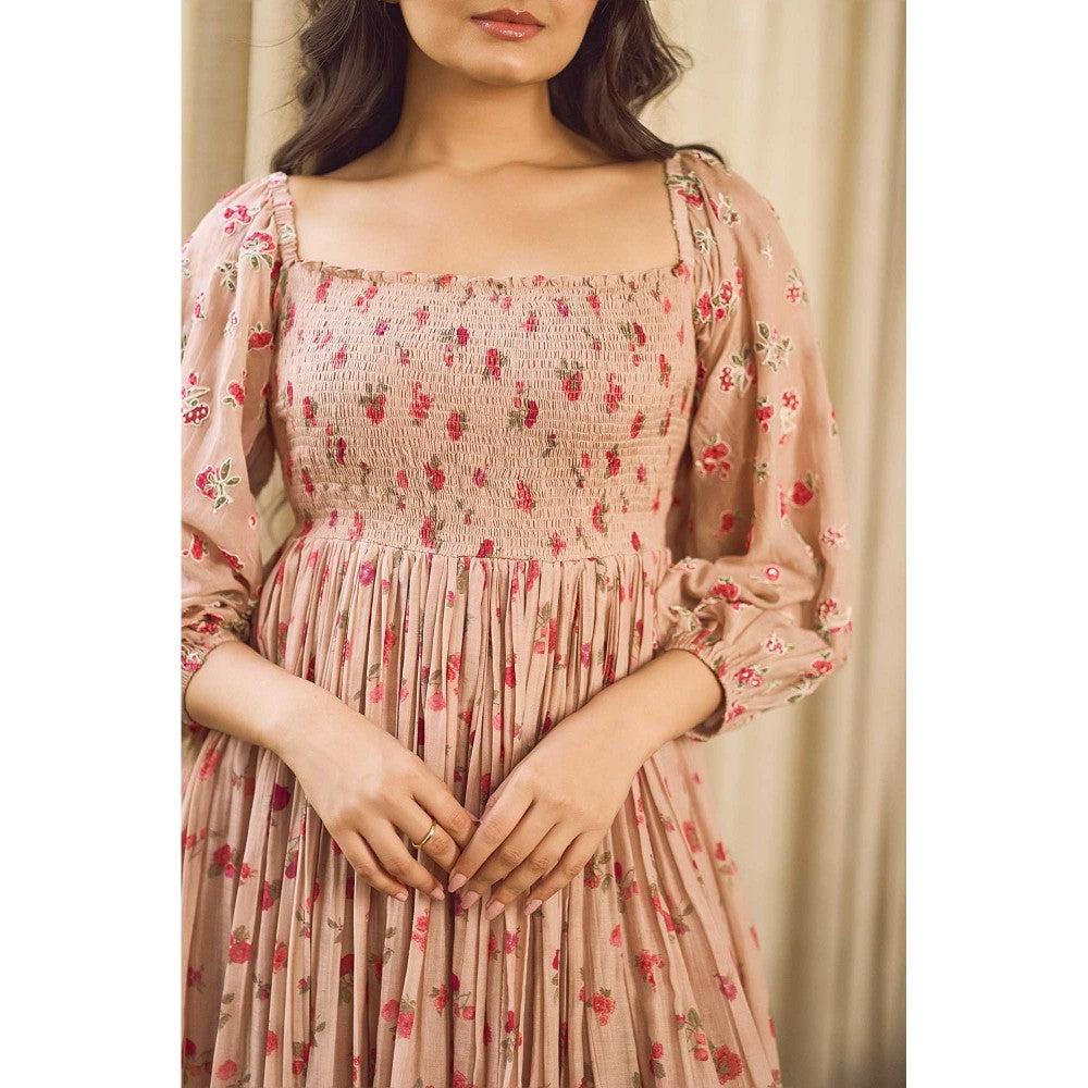 Paulmi & Harsh Esti Floral Printed Maxi Dress