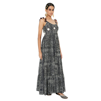 Payal Singhal Nadira Georgette Embroidered Anarkali with Churidar (Set of 2)