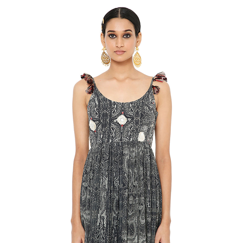 Payal Singhal Nadira Georgette Embroidered Anarkali with Churidar (Set of 2)