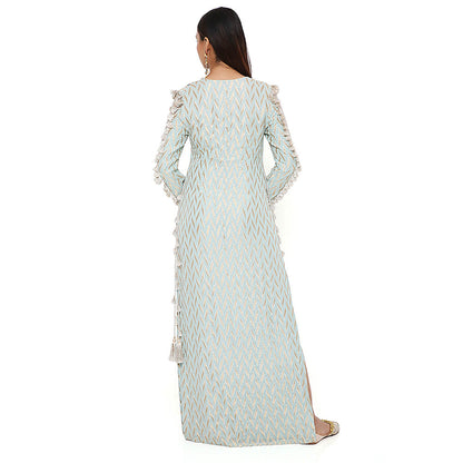 Payal Singhal Blue Embroidered Dress