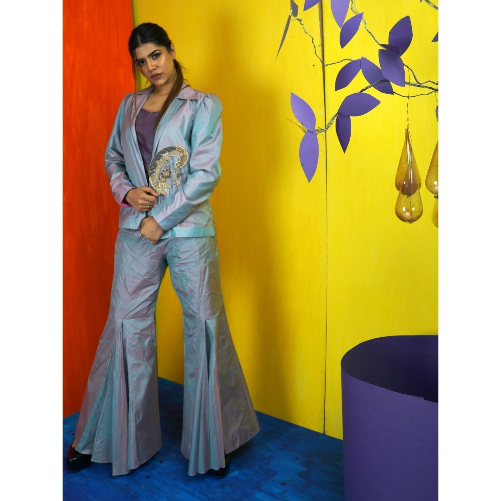 Payal Dawar Purple Mirage Co-Ord (Set of 3)