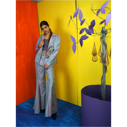 Payal Dawar Purple Mirage Co-Ord (Set of 3)