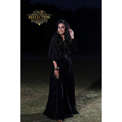 Payal Dawar Black Cocktail Maxi Dress