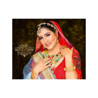 Payal Dawar Red Bridal Lehenga with Blouse and 2 Dupattas (Set of 4)