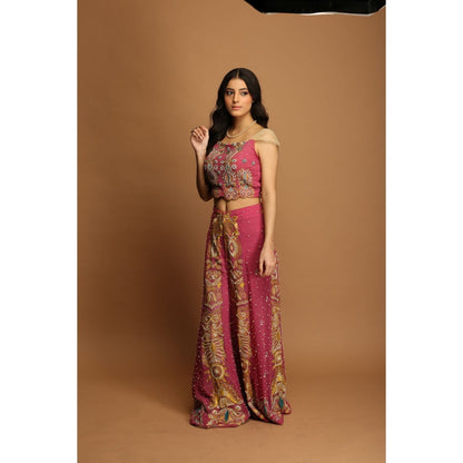Payal Dawar Pink Contemporary Co-Ord (Set of 2)