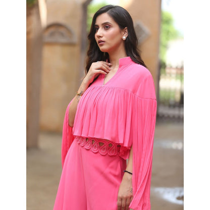 Payal Dawar Pink Aamna Co-Ord (Set of 3)