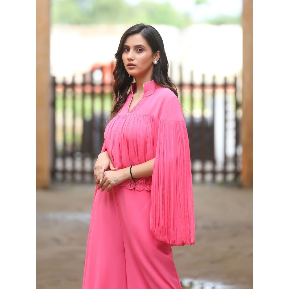 Payal Dawar Pink Aamna Co-Ord (Set of 3)