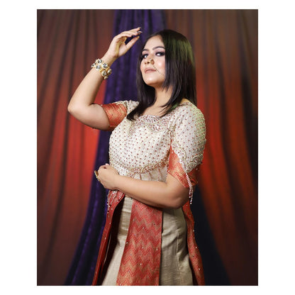 Payal Dawar Deewani Mastani Embellished Kurta and Lehenga (Set of 2)