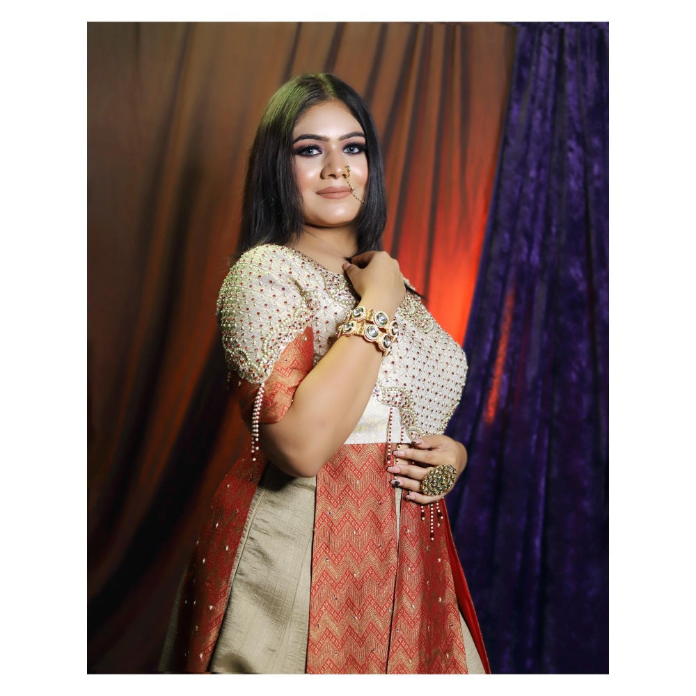 Payal Dawar Deewani Mastani Embellished Kurta and Lehenga (Set of 2)