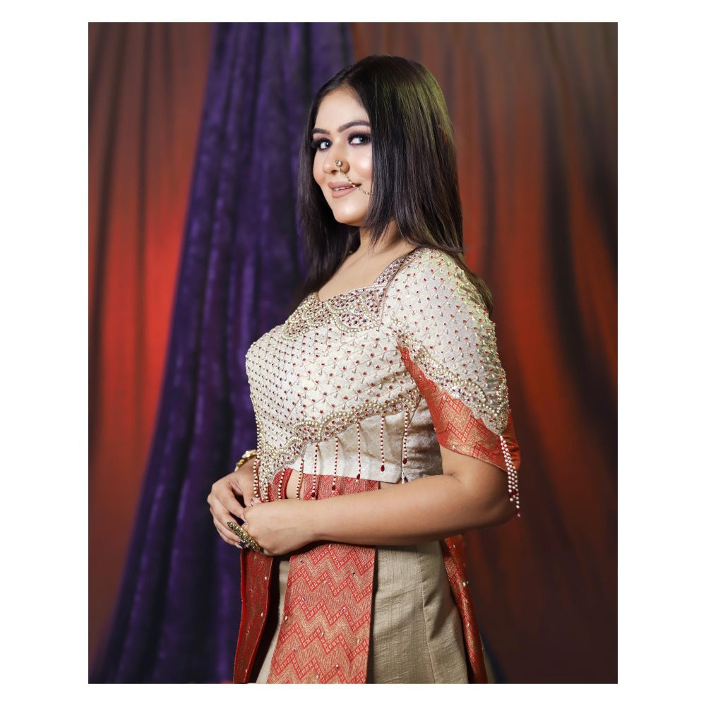 Payal Dawar Deewani Mastani Embellished Kurta and Lehenga (Set of 2)