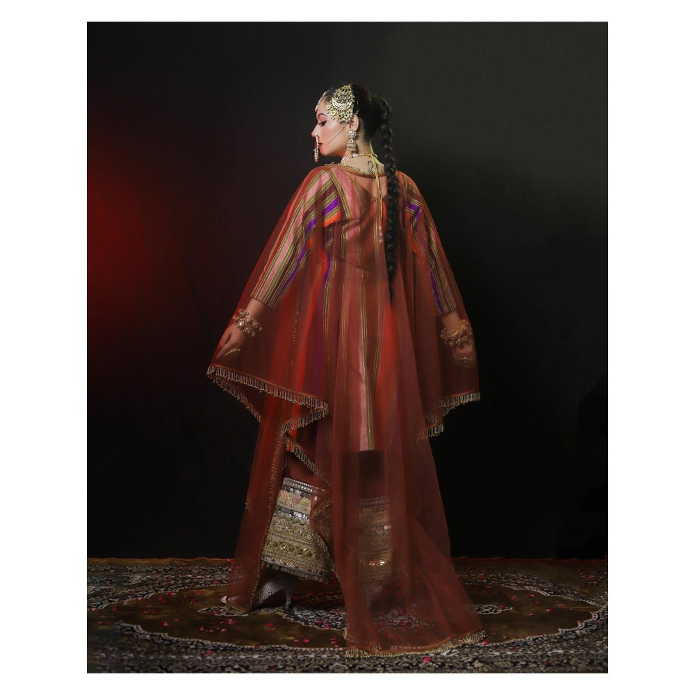 Payal Dawar Pakistani Embellished Kurta with Palazzo and Dupatta (Set of 3)