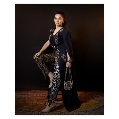 Payal Dawar Bold Elegance Embroidered Blazer with Waistcoat and Pant (Set of 3)