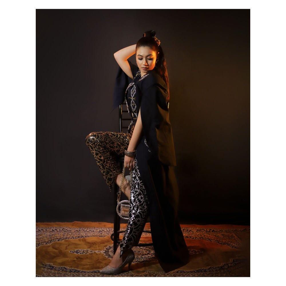 Payal Dawar Bold Elegance Embroidered Blazer with Waistcoat and Pant (Set of 3)