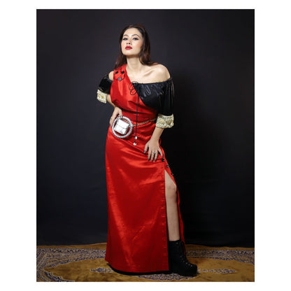 Payal Dawar Red Bold and Bossy Top and Dress (Set of 2)