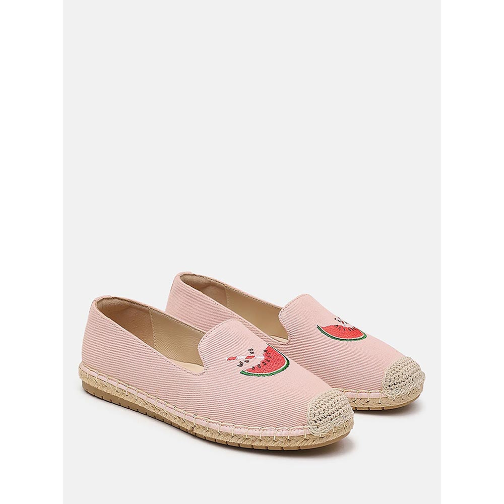 PAZZION Women's Pink One In A Melon Espadrilles
