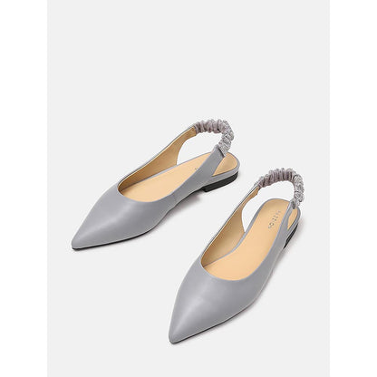 PAZZION Women's Grey Rita Sparkle Slingback Sandals