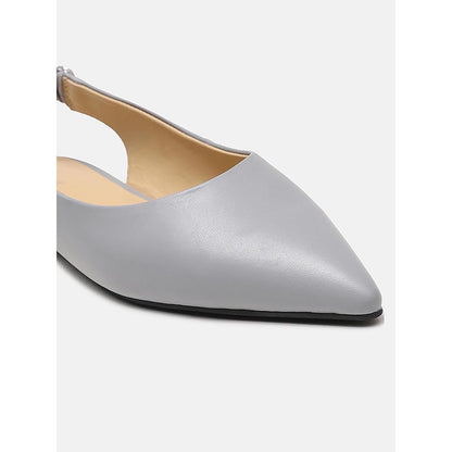 PAZZION Women's Grey Rita Sparkle Slingback Sandals