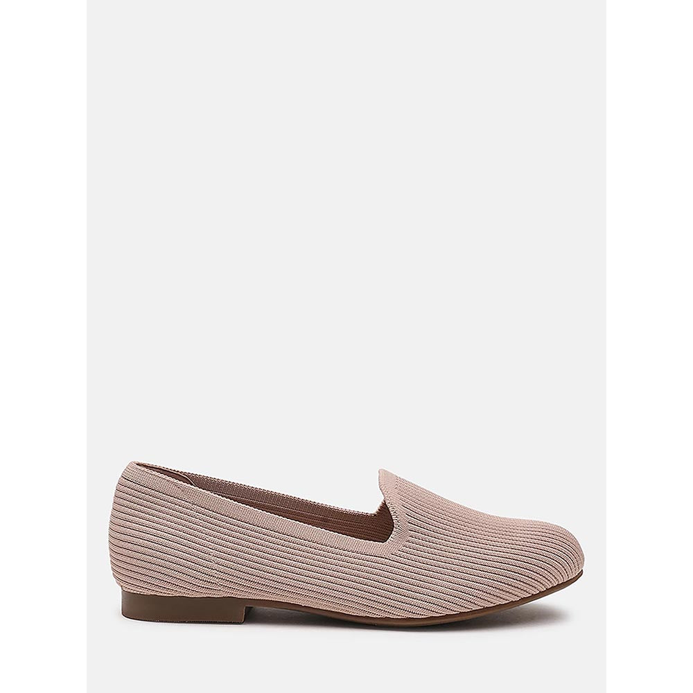 PAZZION Women's Pink Lovisa Fly knit Loafers