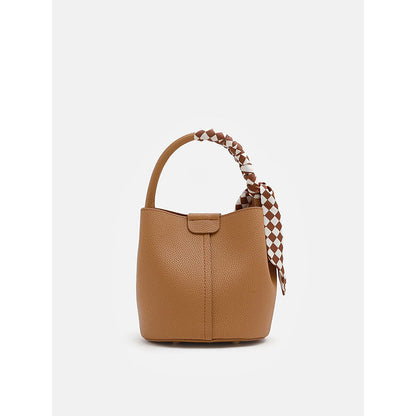 PAZZION Women's Fresco Leather Sling Bag- Brown