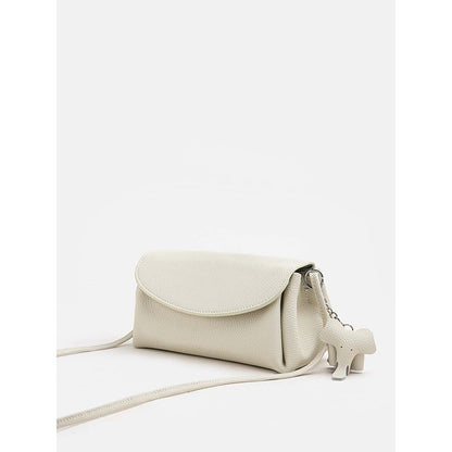 PAZZION Women's Cross Body Sling Bag- White