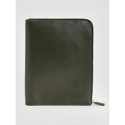 Perona Unisex Olive Solid Pouch