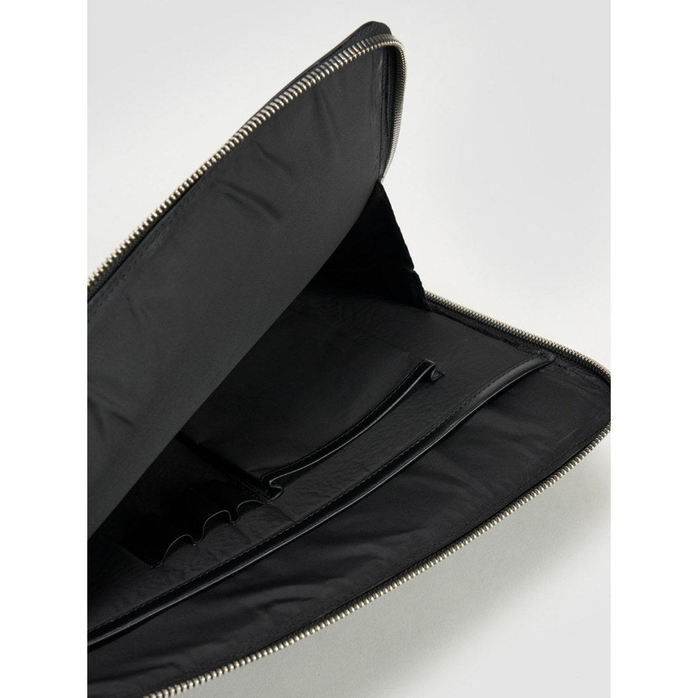 Perona Unisex Black Solid Pouch