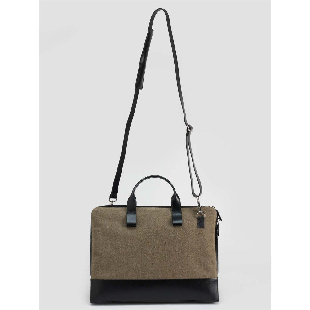 Perona Unisex Olive Jared Messenger Bag with Detachable Strap
