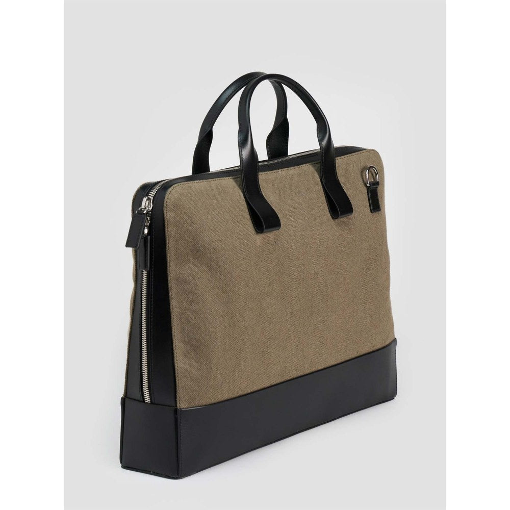Perona Unisex Olive Jared Messenger Bag with Detachable Strap