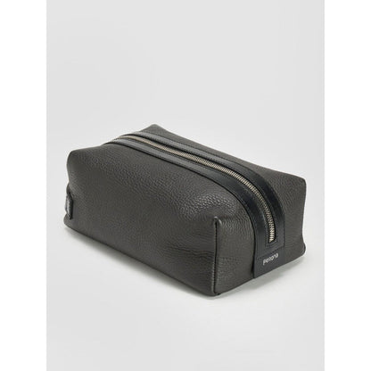 Perona Unisex Rocco Textured Coffee Brown Pouch