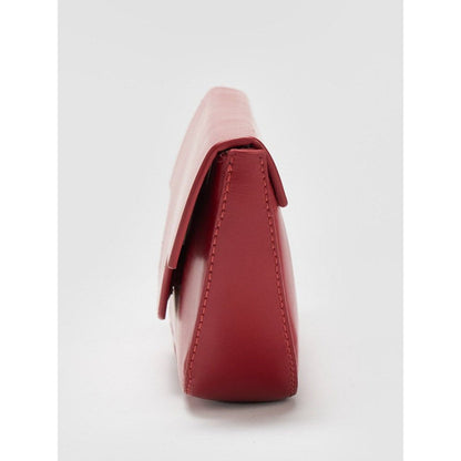 Perona Daisy Solid/Plain Red Clutch
