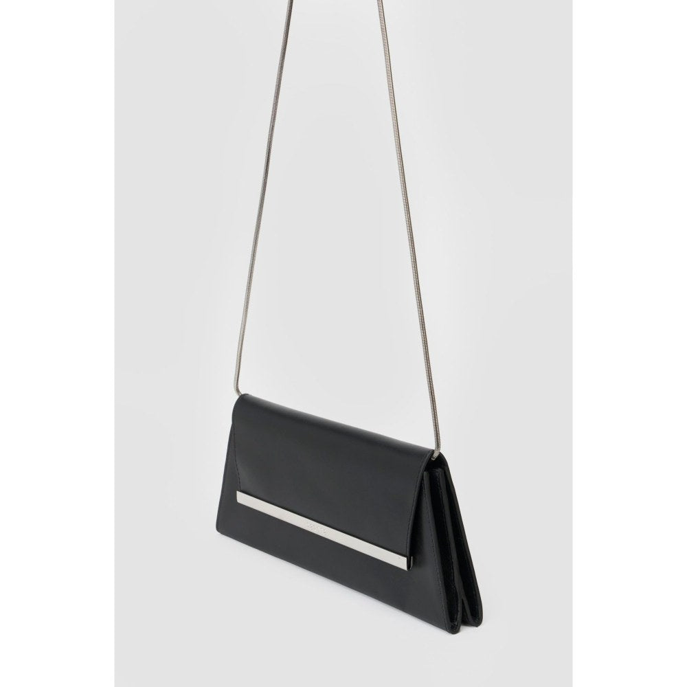 Perona Women's Black Clutch-Black