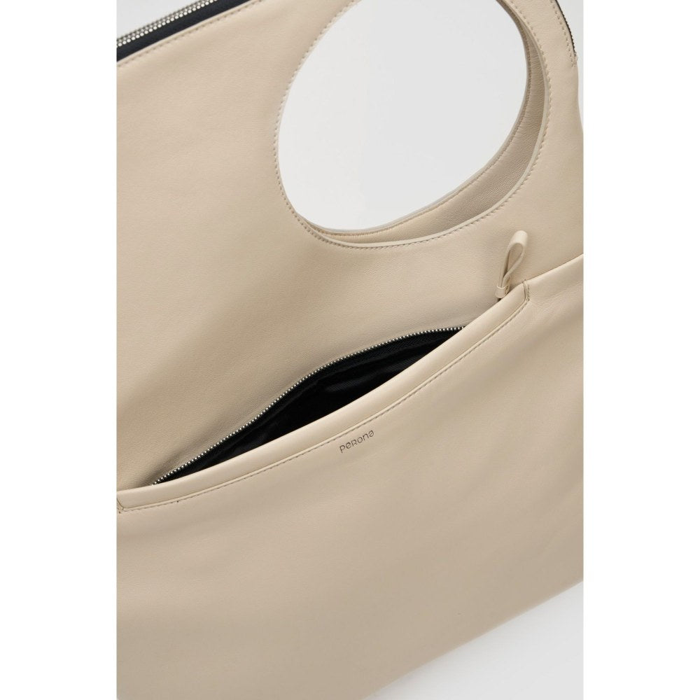 Perona Women's Cream Clutch