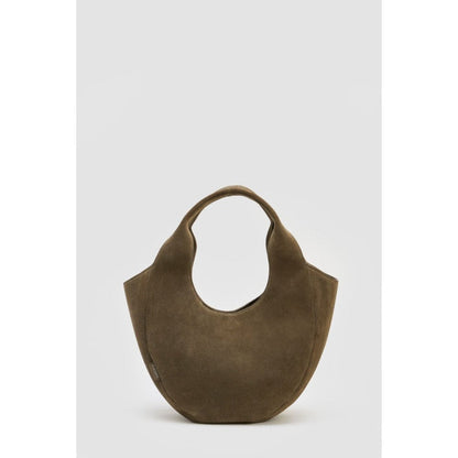 Perona Women's Olive Handbag with Detachable Strap
