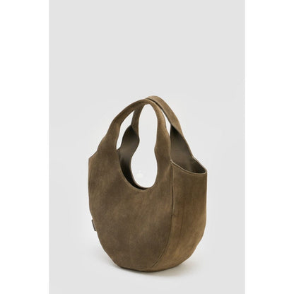 Perona Women's Olive Handbag with Detachable Strap
