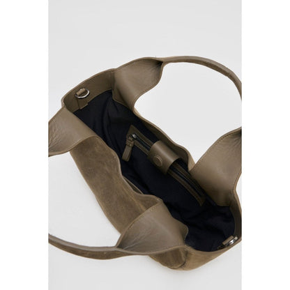 Perona Women's Olive Handbag with Detachable Strap