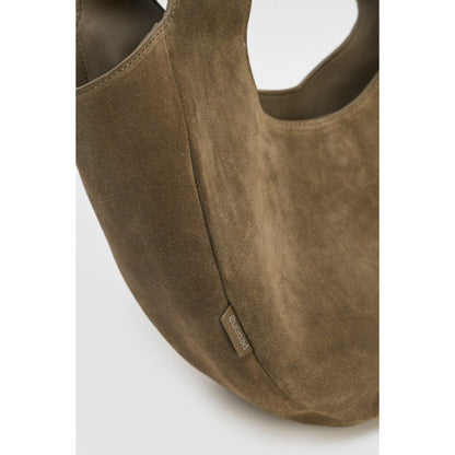Perona Women's Olive Handbag with Detachable Strap