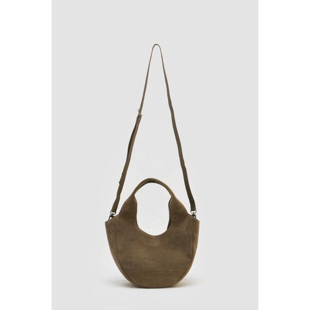 Perona Women's Olive Handbag with Detachable Strap