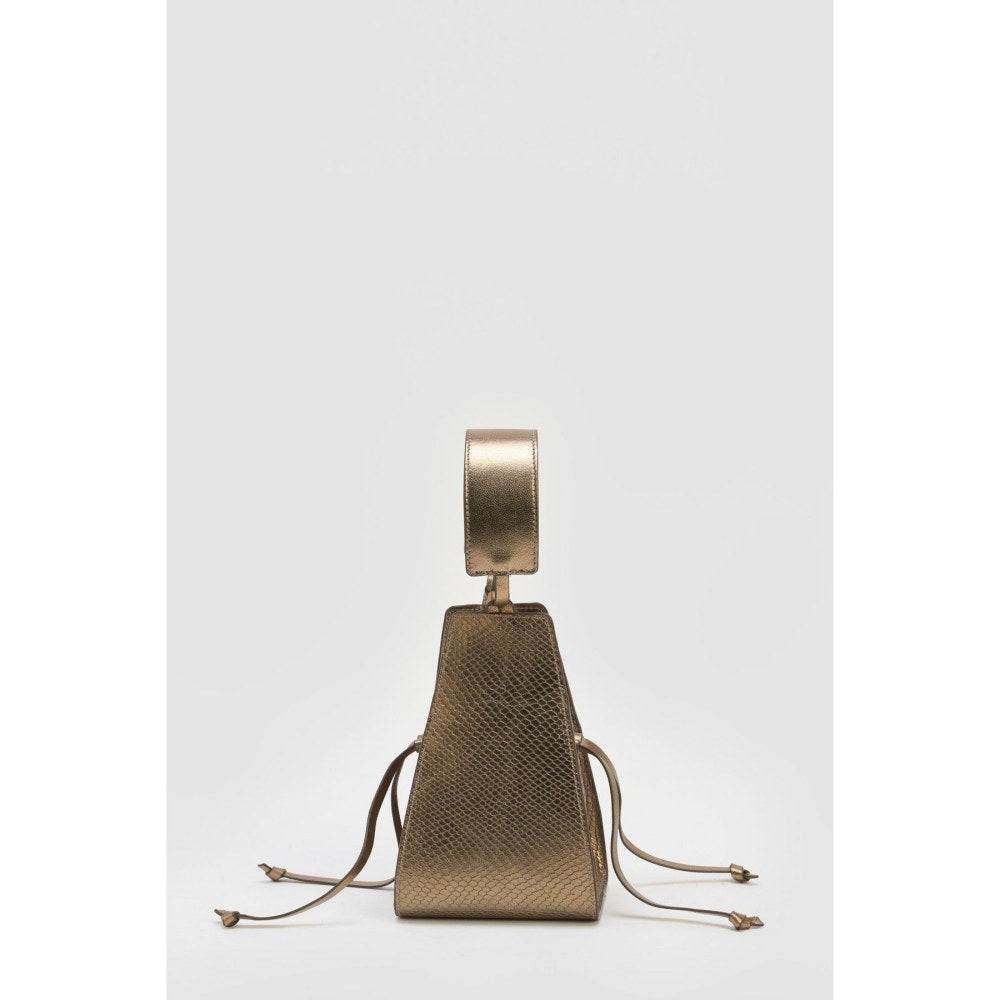 Perona Women's Gold Clutch