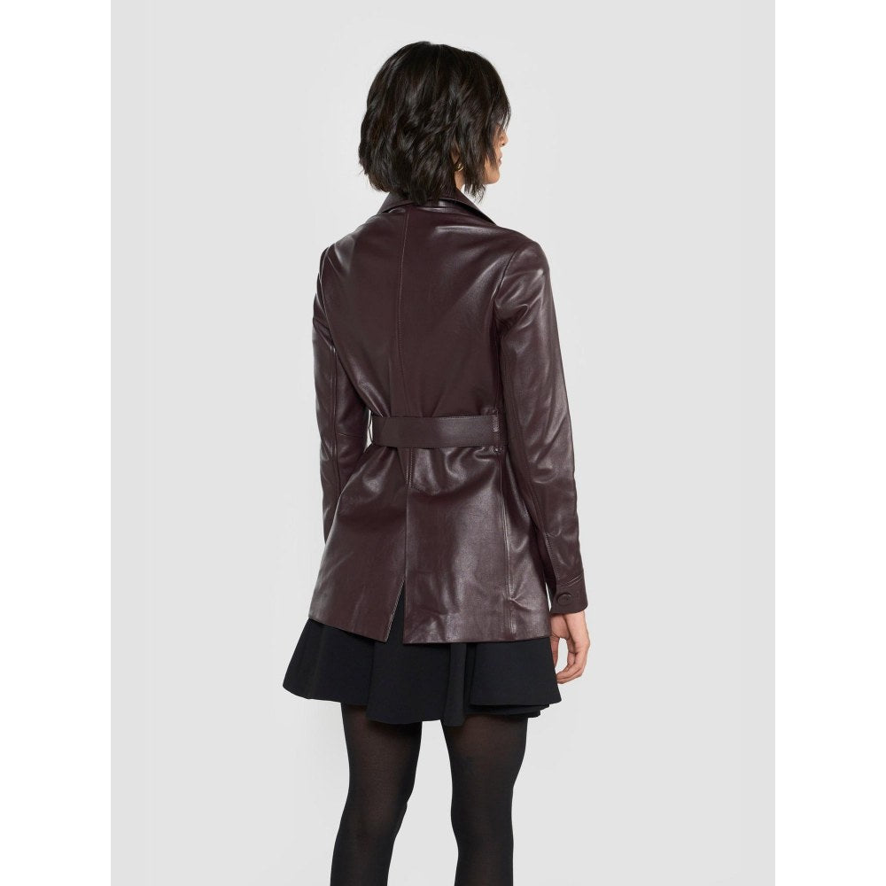 Perona Tiana Wine Jacket with Belt