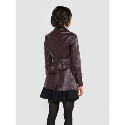 Perona Tiana Wine Jacket with Belt