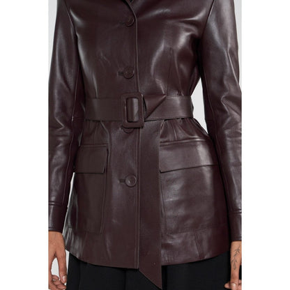 Perona Tiana Wine Jacket with Belt